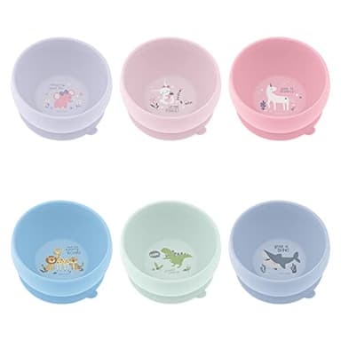 Stephen Joseph, Silicone Baby Bowls, Suction Bowl, Stay Put Suction Bowl, First Stage Self Feeding, Farm - Image 4