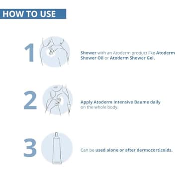 Bioderma Atoderm Intensive Balm, Hydrating Balm For Dry To Atopic Sensitive Skin, Face & Body Moisturizer With Ultra Soothing Anti-Itching Formula, Fragrance-Free, Non-Greasy & Non-Sticky For Family - Image 3