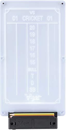Viper Illumiscore Plus+ See-Through Illuminated Back-Lit Dry Erase Dart Scoreboard, Large (19.50" L x 10.00" W), Black - Image 13