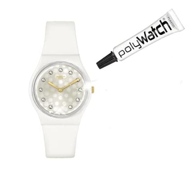 1 PolyWatch Plastic Watch Crystal Scratch Remover Polish with Microfiber Cloth - Image 3