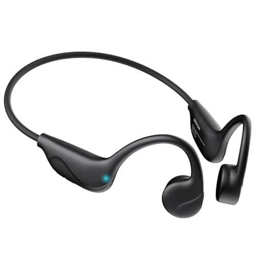 Hitarah Bone Conduction Headphones,Bluetooth V6.0 Open Ear Headphones with Mic,Bone Conduction Earbuds 12Hrs Playtime,IPX5 Waterproof Sport Headphone for Running - Image 1