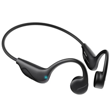 Hitarah Bone Conduction Headphones,Bluetooth V6.0 Open Ear Headphones with Mic,Bone Conduction Earbuds 12Hrs Playtime,IPX5 Waterproof Sport Headphone for Running - Image 1