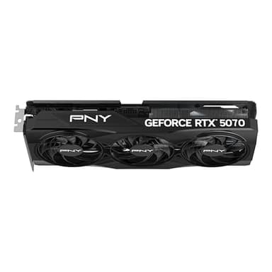 PNY NVIDIA GeForce RTX™ 5070 12GB Overclocked Triple Fan Graphics Card (DLSS 4, PCIe® 5.0, HDMI®/DP 2.1, 2.4-Slot) - Image 5