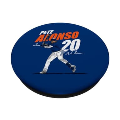 Pete Alonso | New York Baseball MLB Players | MLBPALO3001 PopSockets Adhesive PopGrip - Image 2
