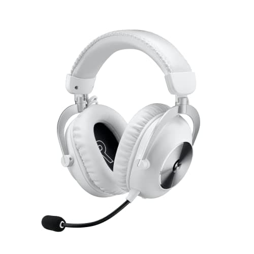 Logitech G PRO X 2 Lightspeed Wireless Gaming Headset: Wireless Gaming Headphones with Mic, 50mm Graphene Drivers, 2.02.0—7.1 Surround, Bluetooth/USB/3.5mm Aux, for PS4/PS5/PC/Nintendo Switch - White - Image 1