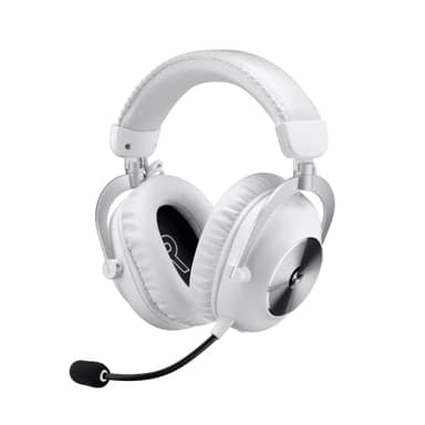 Logitech G PRO X 2 Lightspeed Wireless Gaming Headset: Wireless Gaming Headphones with Mic, 50mm Graphene Drivers, 2.02.0—7.1 Surround, Bluetooth/USB/3.5mm Aux, for PS4/PS5/PC/Nintendo Switch - White - Image 1
