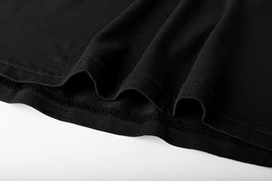 Black Crop Tops for Women Cotton Ladies Athletic Clothing Cute Activewear Gym Shirts Long Sleeve Sexy Workout Yoga Tops for Women Small - Image 4