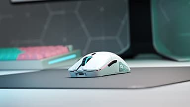 Glorious Model O Wireless Gaming Mouse - Superlight, 69g Honeycomb Design, RGB, Ambidextrous, Lag Free 2.4GHz Wireless, Up to 71 Hours Battery - Matte White - Image 6