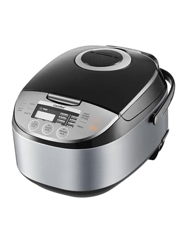 COMFEE' Rice Cooker 12 Cups Cooked/6 Cups Uncooked, Portable Non-Stick Japanese Rice Maker with Fuzzy Logic Technology, 24-Hour Timer Delay, 11 Presets, Steamer, Fast Grain Cooker, Black - Image 1