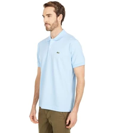 Lacoste Men's Classic Fit Original L.12.12 Polo, Overview Blue, Large - Image 2