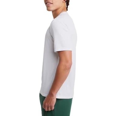Champion Men's Athletic Short Sleeve T-Shirt, Standard Fit, Moisture Wicking, Anti Odor, Available in Regular Tall, White, XX-Large Big - Image 3