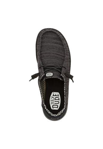 Hey Dude Wendy Stretch Sox Black/Black Size 10, Women’s Shoes, Women’s Slip-on Loafers, Comfortable & Light-Weight - Image 4