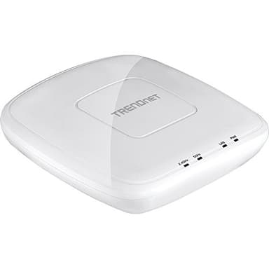 TRENDnet AC1750 Dual Band PoE Access Point, 1300Mbps WiFi AC+450 Mbps WiFi N, WDS Bridge, WDS Station, Repeater Modes, Band Steering, WiFi Traffic Shaping, IPv6, White, TEW-825DAP - Image 1