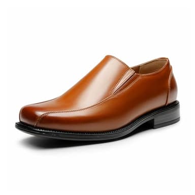 Bruno Marc Men's Slip on Dress Loafers Shoes, Brown, Size 14W, Statewide-01 - Image 1