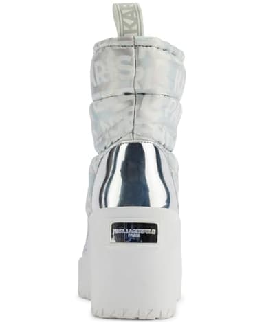 Karl Lagerfeld Paris Women's Shoes women's boots,Silver Irridescent, 10 - Image 2