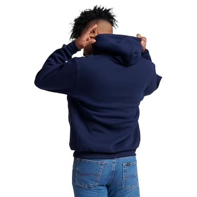 Russell Athletic Men's Dri-Power Pullover Fleece Hoodie, Blue, Large - Image 4