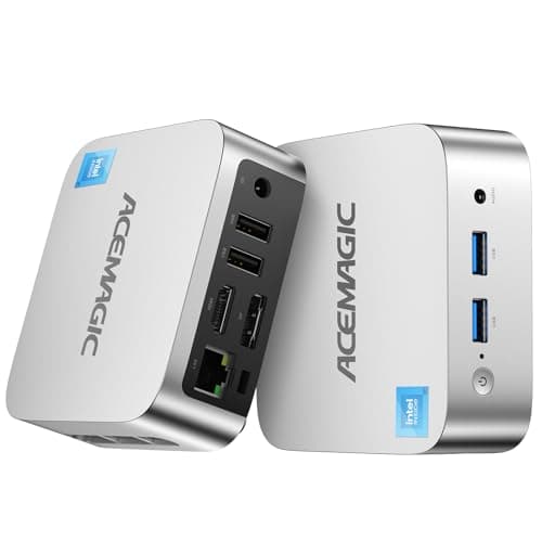 ACEMAGIC Vista V1 Mini PC Computers, Twin Lake N150(Beat N100/N95, up to 3.6GHz), 16GB DDR4 RAM 512 SSD Mini Computers,11 Pro Desktop 4K Dual Display/HDMI/WiFi/BT/LAN for Home/Office - Image 1