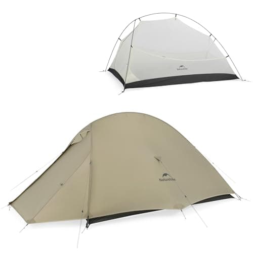Naturehike Cloud up Pro 2 Person Tent, Double Layer Waterproof Two Person Tent,Ultralight 2 Person Backpacking Tent with Footprint - Image 1