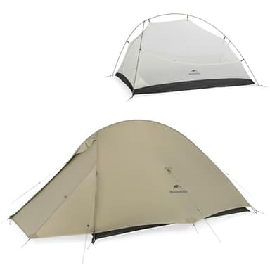 Naturehike Cloud up Pro 2 Person Tent, Double Layer Waterproof Two Person Tent,Ultralight 2 Person Backpacking Tent with Footprint - Image 1