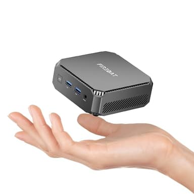 FIREBAT Mini PC Computer N150 Intel (3.6GHz)【T2】 DP1.4, 1GHz 24EUS 4K UHD, 16GB SO-DIMM DDR4 RAM 512GB M.2 SSD, Small Mini Desktop Computer for Office, Business, Home, School, Education - Image 1