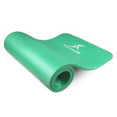 ProsourceFit Extra Thick Yoga and Pilates Mat ½” (13mm), 71-inch Long High Density Exercise Mat with Comfort Foam and Carrying Strap - Image 1