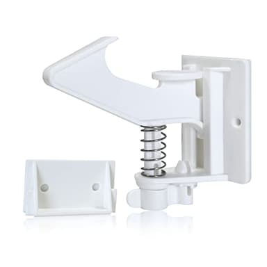 Vmaisi 20 Pack Cabinet Locks Child Safety Latches - Baby Proofing Cabinets Drawers Lock - Upgraded Stronger Adhesive Easy Installation - No Drilling - Image 5