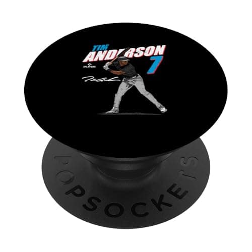 Tim Anderson | Miami Baseball Players | MLBTAN3001 PopSockets Adhesive PopGrip - Image 1