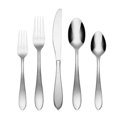 Cambridge 286720CSLG12 Delia Satin Mirror 20-Piece Flatware Set - Image 1