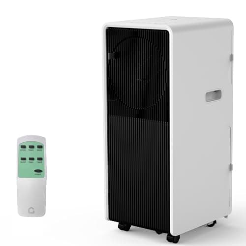 GarveeTech 14,000 BTU Drainage-free Portable Air Conditioner for Indoor Rooms, 3-In-1 AC Unit for Bedroom 225-300 Sq.Ft, Dehumidifier, Fan, Sleep Mode, 24 Timer, Remote Control, Window Kits, Black - Image 1