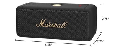 Marshall Emberton II Portable Bluetooth Speaker, Black & Brass - Image 12