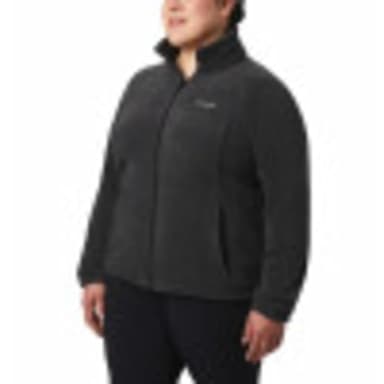 Columbia Womens Benton Springs Full Zip Fleece Jacket, Charcoal Heather, XX-Large - Image 7