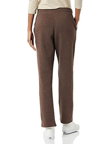 Amazon Essentials Women's Straight Leg Sweatpants with Drawstring for Women, Fleece - (Available in Plus Size), Chocolate, X-Small - Image 2