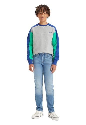 Levi's Boys' 511 Slim Fit Performance Jeans, Basil Sky - Image 3