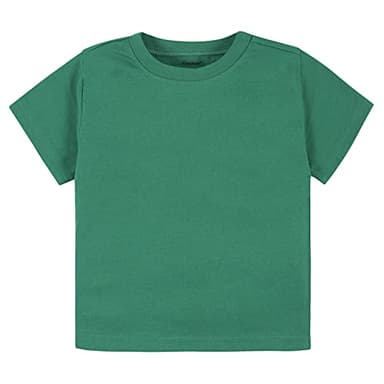 Gerber Baby Toddler 5-Pack Solid Short Sleeve T-Shirts Jersey 160 GSM, Kelly Green, 18 Months - Image 2