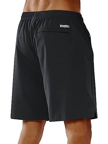 NORTHYARD Men's Running Athletic Shorts 5"/ 7"/ 9" Workout Gym Short Tennis Quick Dry Active Sport Hiking Basketball-7'' Black-L - Image 2