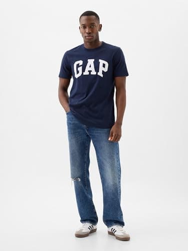 GAP Mens Everyday Soft Logo Tee Tapestry Navy XL - Image 3