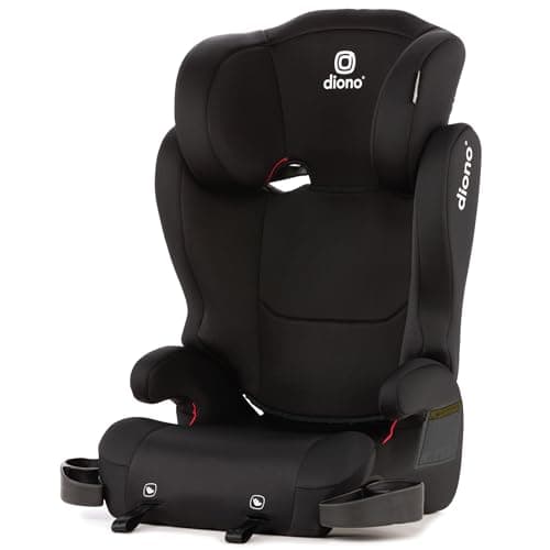 Diono Cambria 2 XL, Dual Latch Connectors, 2-in-1 Belt Positioning Booster Seat, High-Back to Backless Booster, Space and Room to Grow, 7 Headrest Positions, 8 Years 1 Booster Seat, Black - Image 1