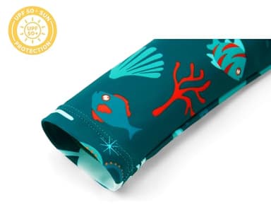 Baby Boy Swimsuit UPF 50+ Sun Protection, Baby Boys Rash Guard, Baby Beach Essentials, Toddler Bathing Suit Boy (Dark Green, 3-6 Months) - Image 7