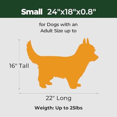 BALANCE Dog Crate Pad, Dog Foam Crate Mat Kennel Pad, Washable Pet Bed Flat Dogs Cage Mat for Small Dogs - Image 5