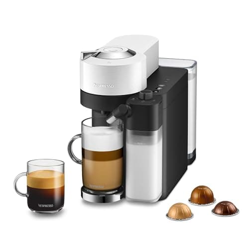 Nespresso Vertuo Lattissima Coffee & Espresso Maker by De'Longhi, Matte White and Glossy - Image 1
