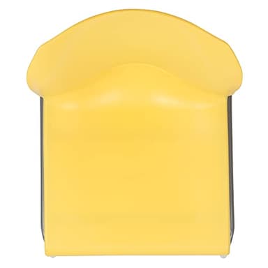 Flash Furniture HERCULES Series 5 Pack 880 lb. Capacity Yellow Full Back Contoured Stack Chair with Gray Powder Coated Sled Base - Image 11