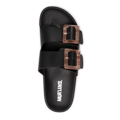MUK LUKS Women's Grand Cayman Sandal, Black, 9 - Image 9