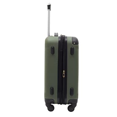 Travelers Club Chicago Hardside Expandable Spinner Luggage, Thyme Green, 20" Carry-On - Image 5