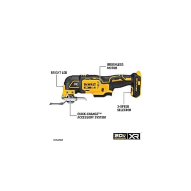 DEWALT Tools 5 Tool Power Tool Combo Kit, Cordless Drill Impact Driver Saw Oscillating Multi-tool Set with 20V MAX Battery and Charger (DCK551D1M1) - Image 7