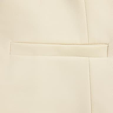 V VOCNI Women's Vest Fully Lined 4 Button V-Neck Sleeveless Dressy Casual Suit Vest Waistcoat Beige Medium - Image 5