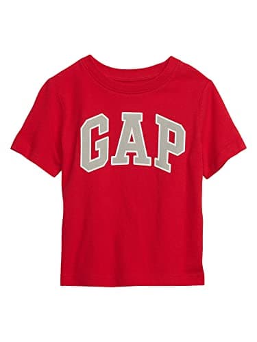 GAP Baby Boys Short Sleeve Logo T-Shirt T Shirt, Red Wagon, 4T US - Image 1