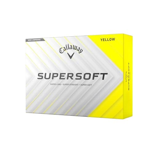 Callaway Golf Supersoft Golf Balls (2025, Yellow) - Image 1