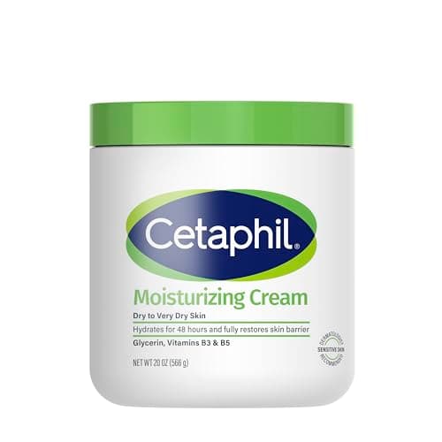 Cetaphil Face & Body Moisturizer, Hydrating Moisturizing Cream for Dry to Very Dry, Sensitive Skin, NEW 20 oz, Fragrance Free, Non-Comedogenic, Non-Greasy (Packaging May Vary) - Image 1