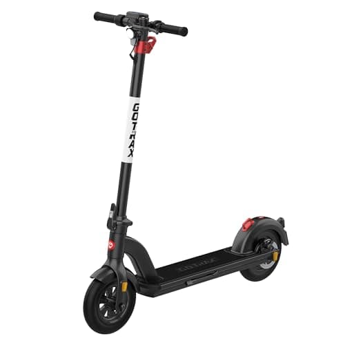 Gotrax G4 Electric Scooter, 10” Solid Tires, Max 25 Mile Range and 20Mph Power by 500W Motor, Double Anti-theft Lock, Bright Headlight and Taillight, 500W Foldable E Scooter for Adults - Image 1