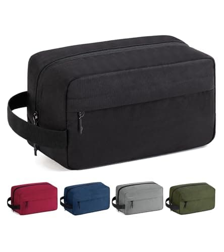 Vorspack Travel Toiletry Bag for Men - Large Toiletries Bag Water Resistant Hanging Travel Bag for Travel Toiletries Accessories - Black - Image 1